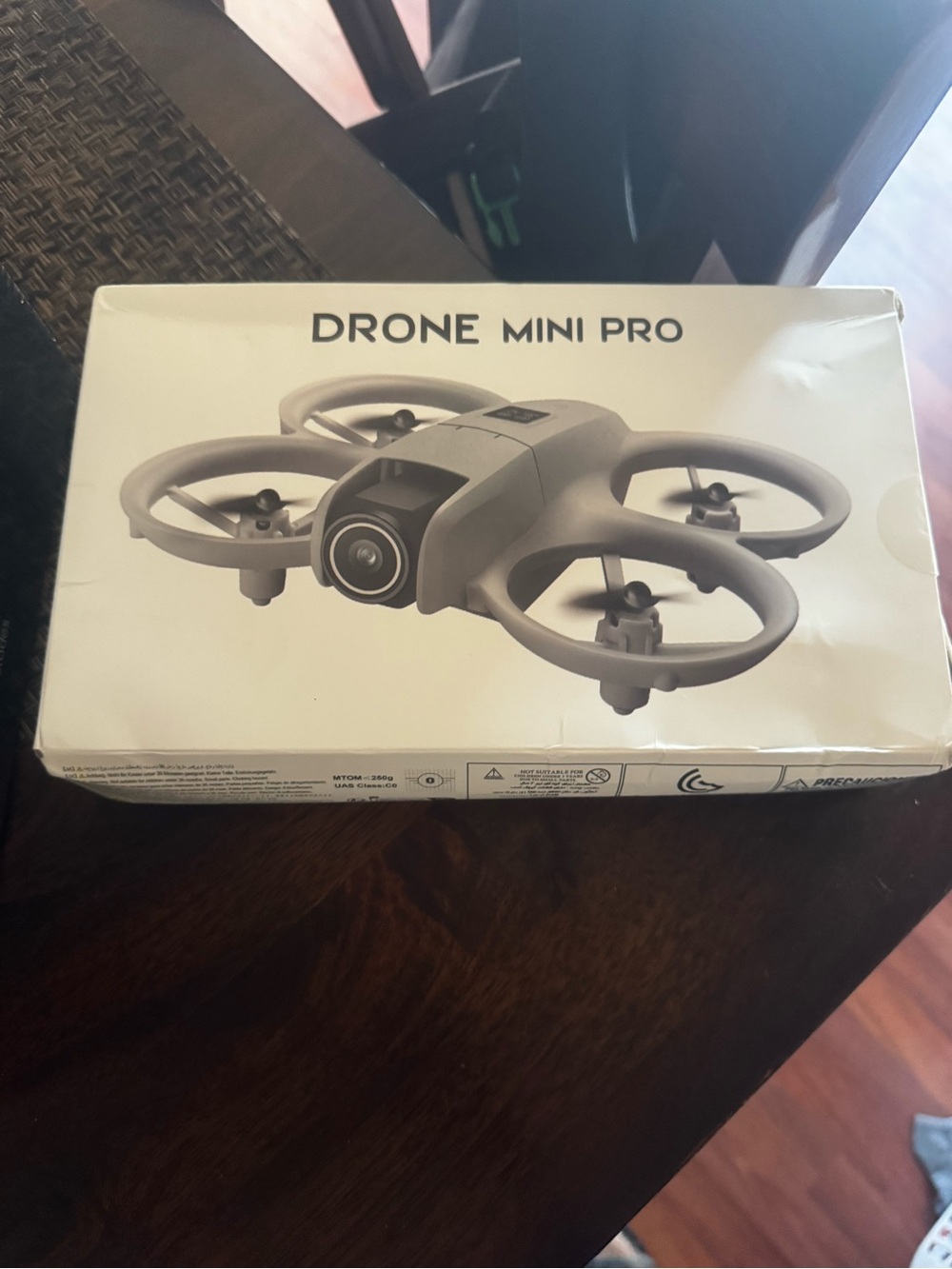 Compact White Mini Drone with Dual Camera